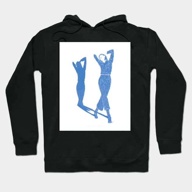 Dancing #8 Hoodie by jennylizrome